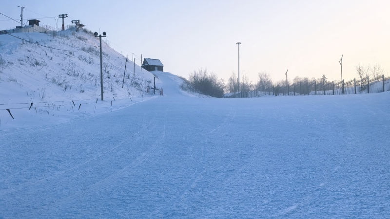 Горнолыжный склон в Ласках на один день приостановил работу Горнолыжный склон в Ласках на один день приостановил работу