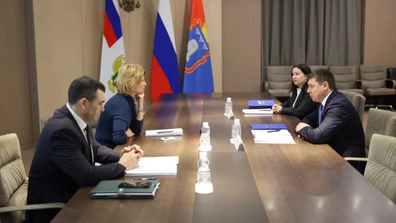 Евгений Первышов и Оксана Лут обсудили развитие АПК Тамбовской области