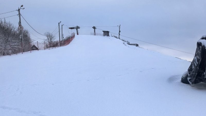 В Ласках открывается горнолыжный склон