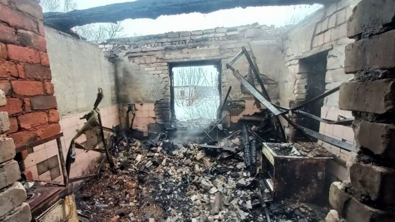 При пожаре в Петровском округе погиб 62-летний мужчина