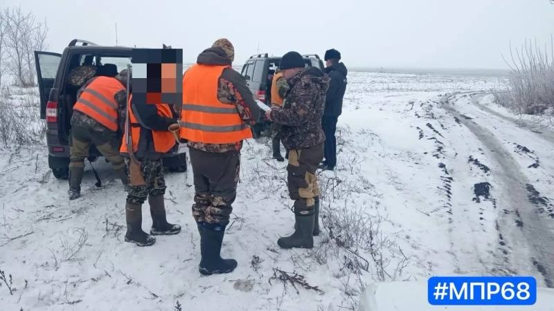 За новогодние праздники в Тамбовской области выявили 12 нарушений правил охоты