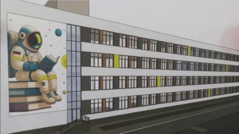 Школа в селе Бокино готова на 65% Школа в селе Бокино готова на 65%