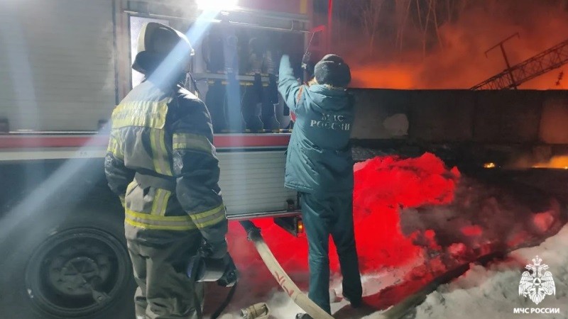 Пожар на станции Кочетовка в Мичуринске потушен