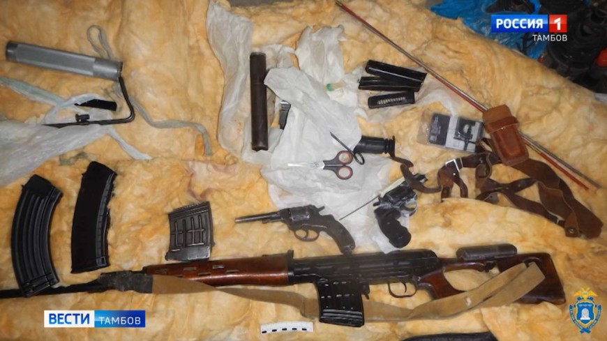 Арсенал для киллера изъяли в Тамбове