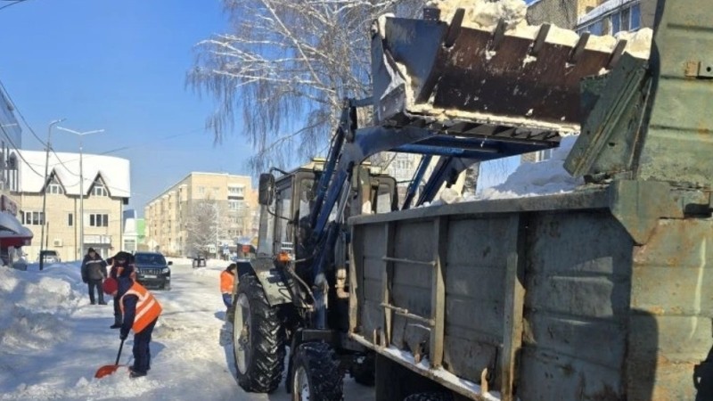 За выходные в Тамбове вывезли более 17 тысяч кубометров снега