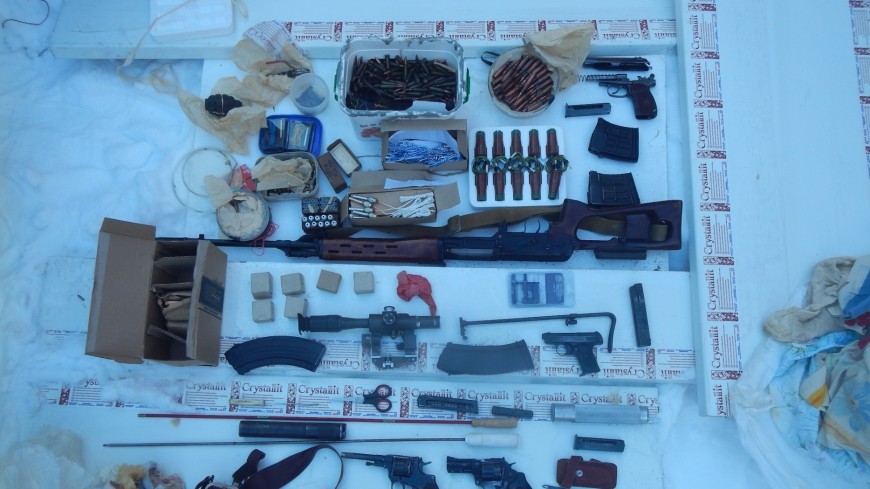 В Тамбове обнаружили подпольный арсенал с оружием