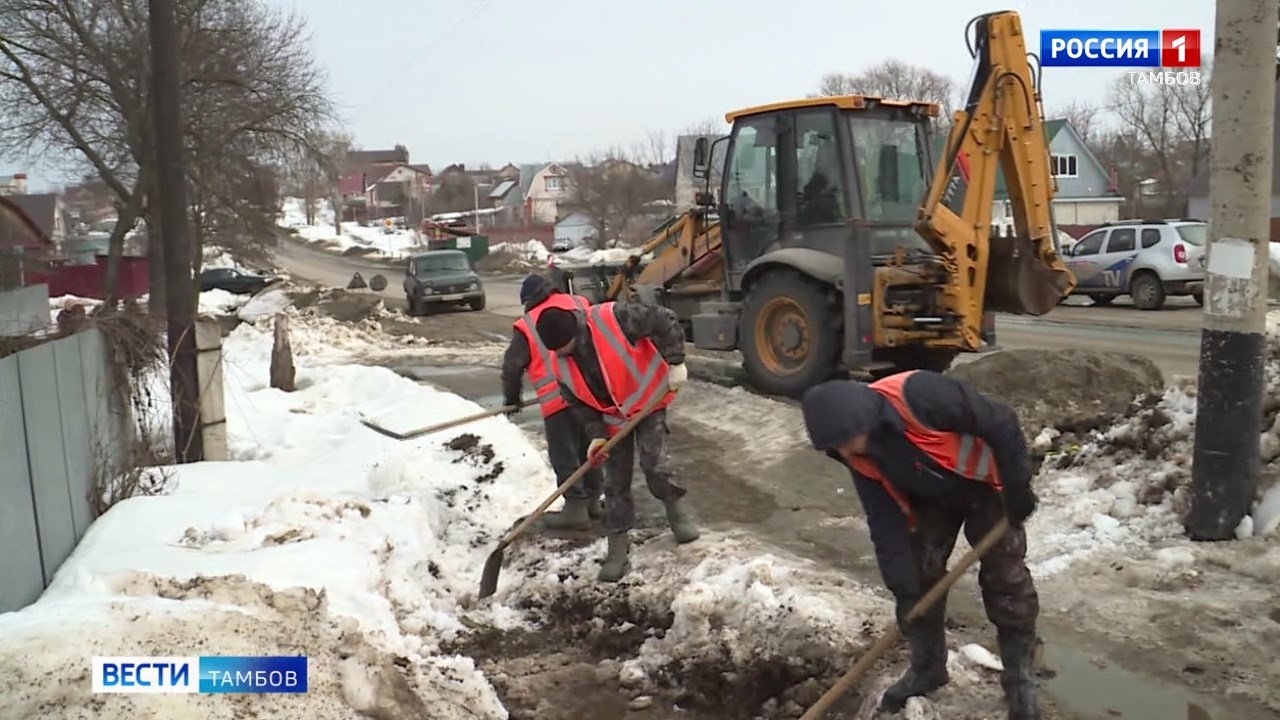 Как Тамбов готовят к пропуску «большой воды»?