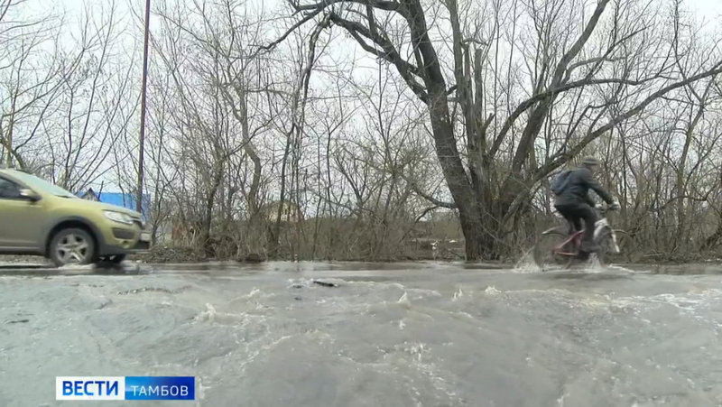 Уровень воды в Цне в черте Тамбова может подняться до 3 метров 80 сантиметров