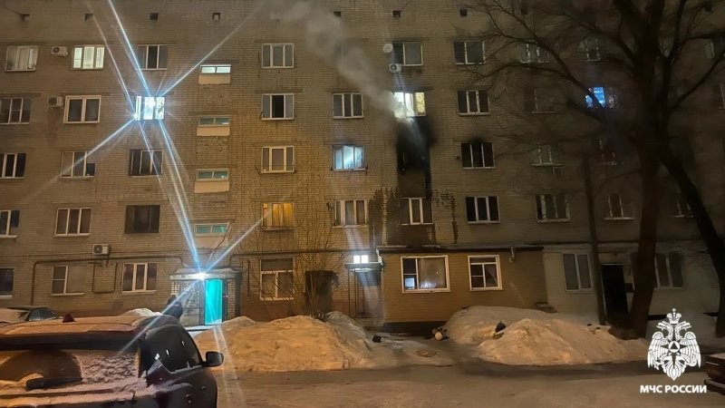 В Тамбове при пожаре на улице 8 Марта погиб 77-летний мужчина