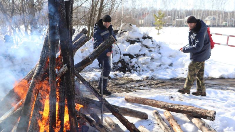 В Тамбовской области прошли масштабные учения по тушению природных пожаров