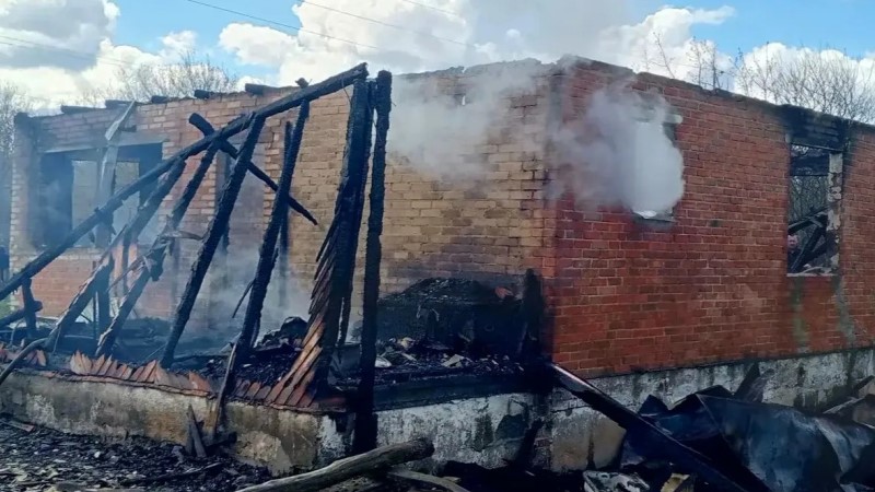 При пожаре в частном доме в Мучкапском округе погиб 55-летний мужчина