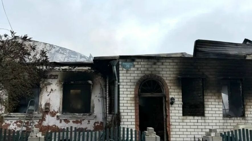 При пожаре в Уваровском округе погибла пенсионерка При пожаре в Уваровском округе погибла пенсионерка