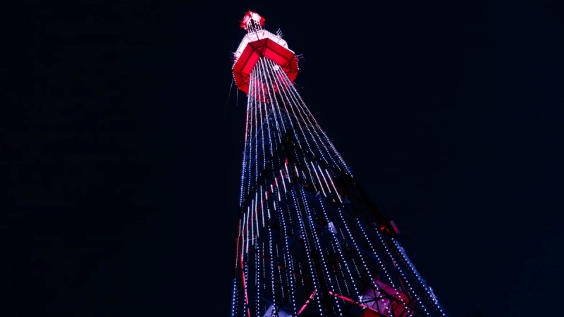 Тамбовская телебашня засияет в честь Первомая
