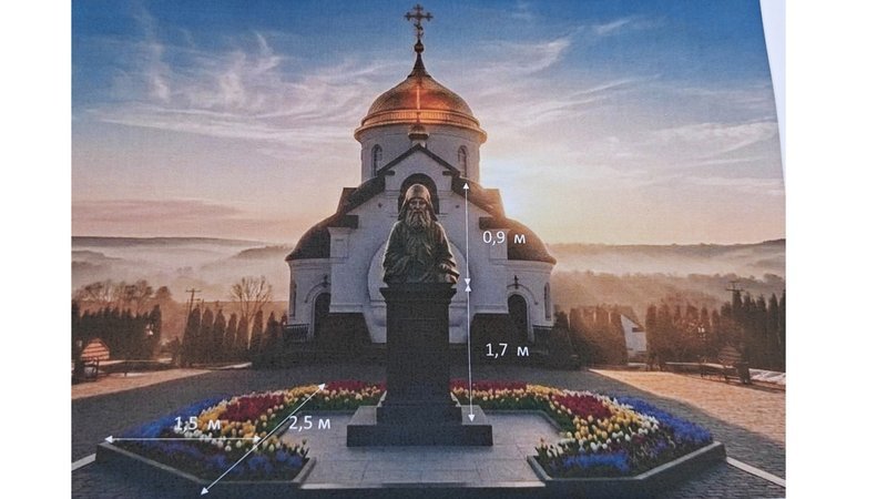 На территории храма в посёлке Новая Ляда установят памятник преподобному Силуану Афонскому