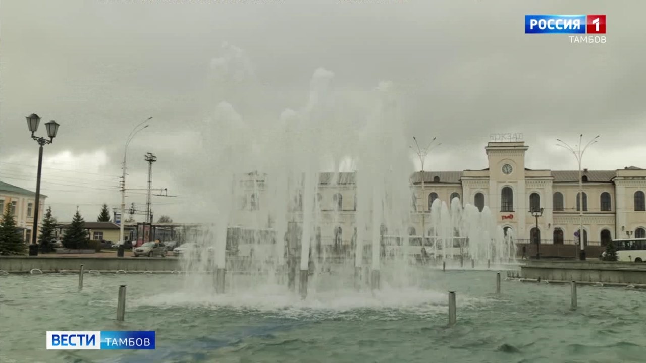 Фонтаны в Тамбове заработали, но не все: проблемы с водой в Цне и оборудованием