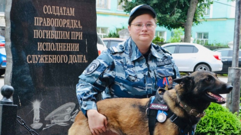 Служебная овчарка Марта из Мичуринска получила международную награду