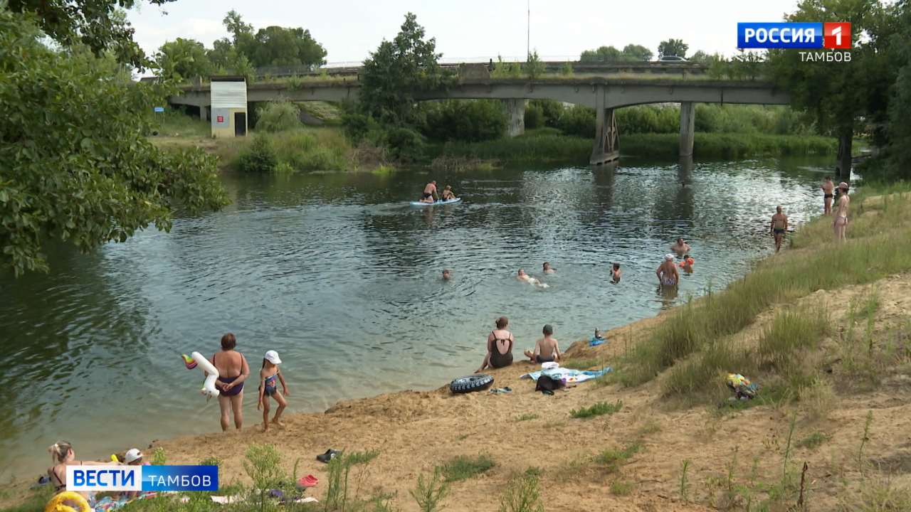Красный флаг в разгар сезона: в Тамбове временно ограничили купание на двух городских пляжах