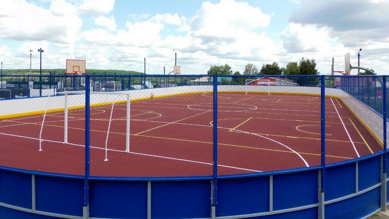 В Инжавине построили «умную» спортплощадку