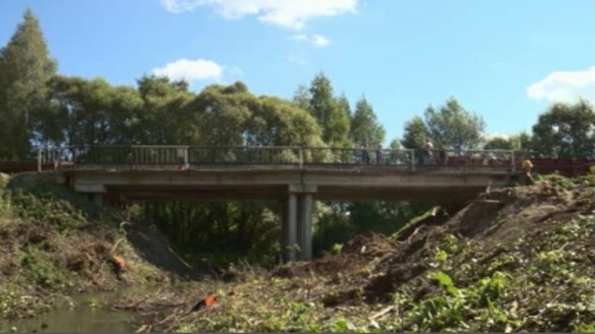 Движение через реку Пячка откроют по временному мосту