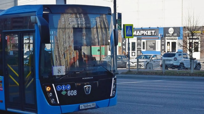 На маршруте № 8 в Тамбове увеличилось количество автобусов На маршруте № 8 в Тамбове увеличилось количество автобусов