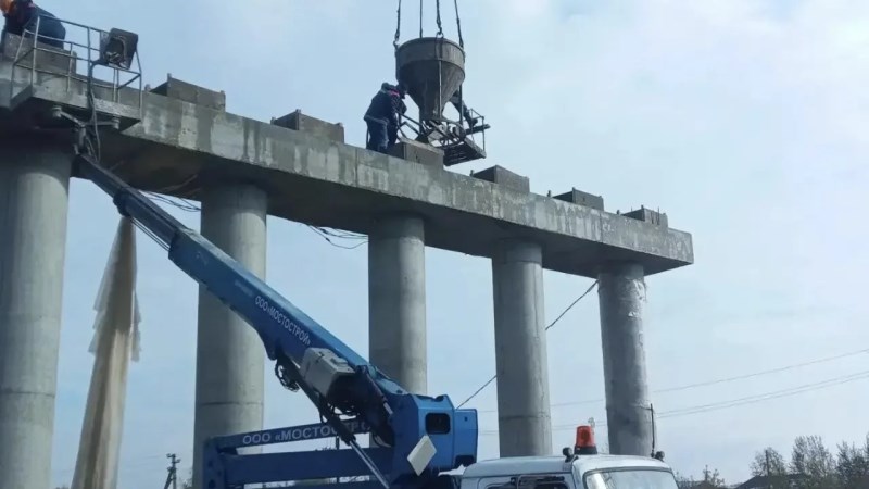 На 20% готов путепровод через Турмасовский переезд в Мичуринске На 20% готов путепровод через Турмасовский переезд в Мичуринске