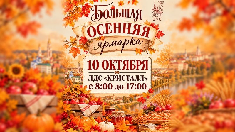 Более 200 производителей приедут на Большую осеннюю ярмарку в Тамбове